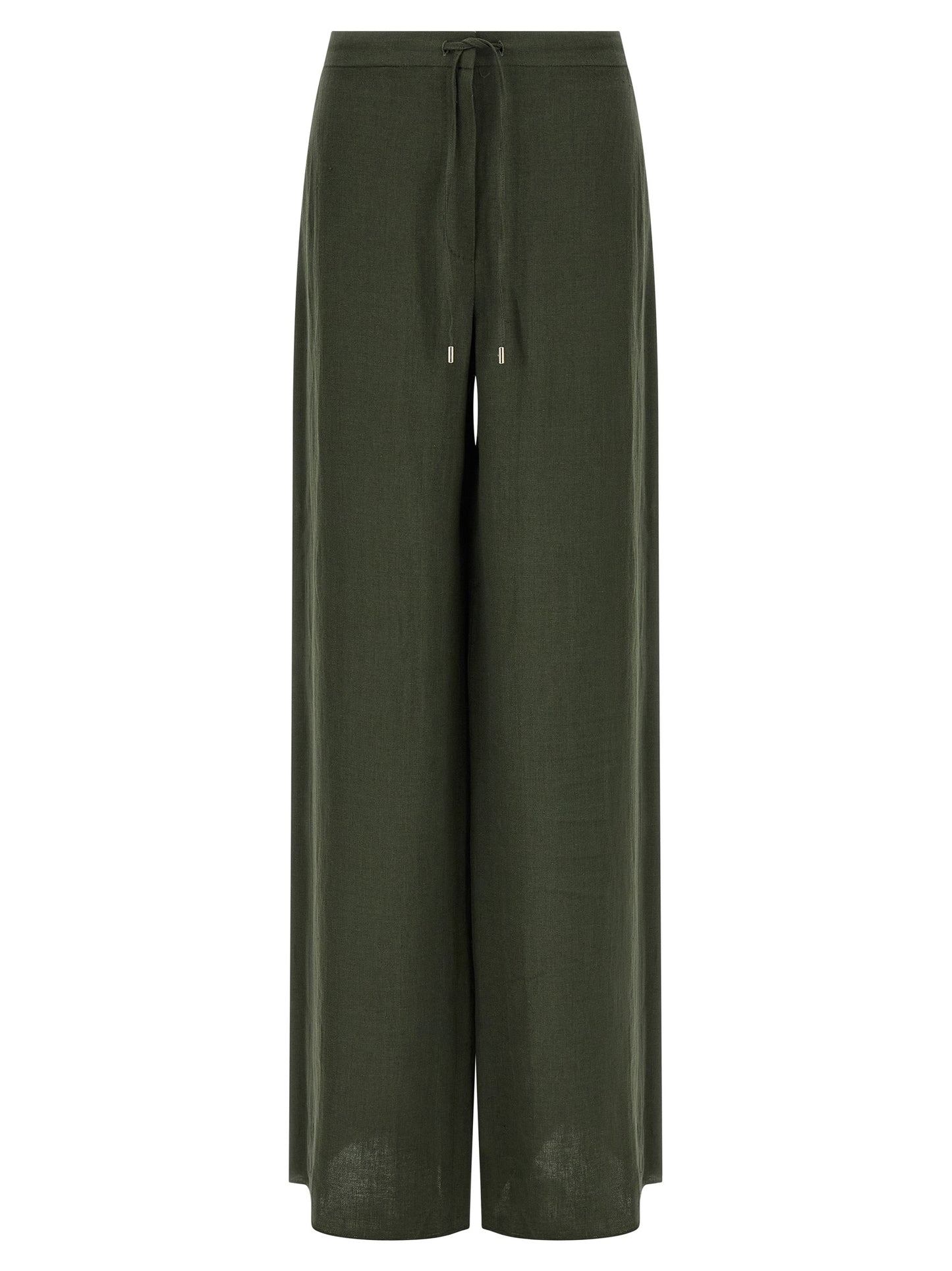 Bicolor Linen Casual Pants