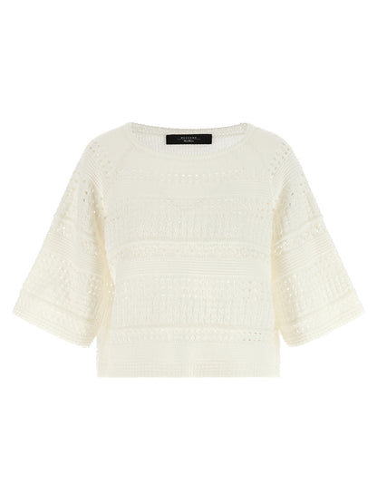 White Cotton Cardigan