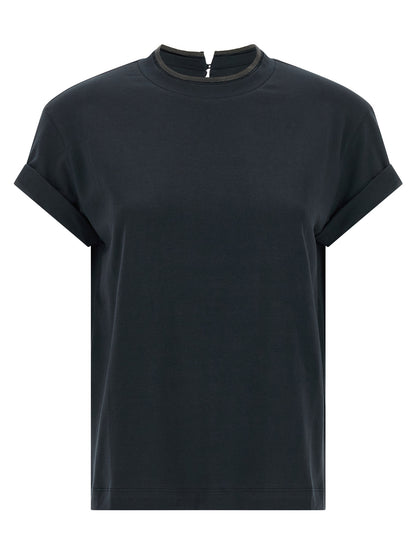 Blue Cotton T-Shirt