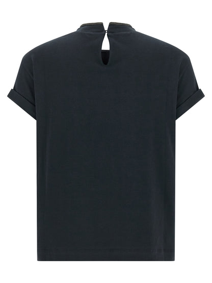 Blue Cotton T-Shirt