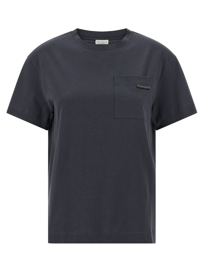 Blue Cotton T-Shirt