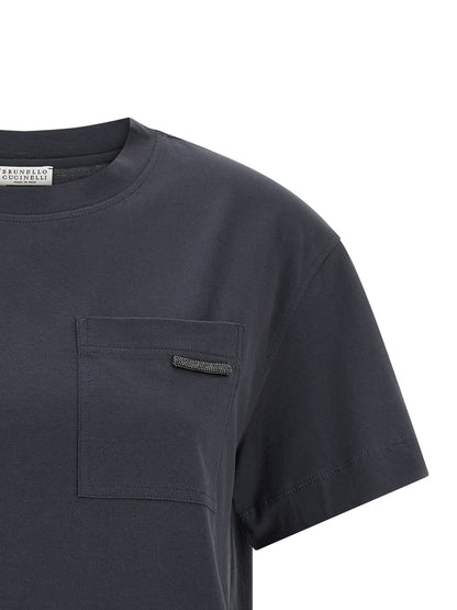 Blue Cotton T-Shirt