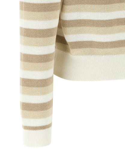 Beige Cotton Cardigan