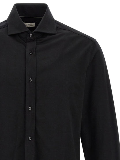 Black Cotton Blouse