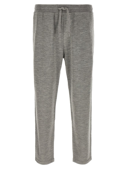Gray Cashmere Joggers (Workout Pants)