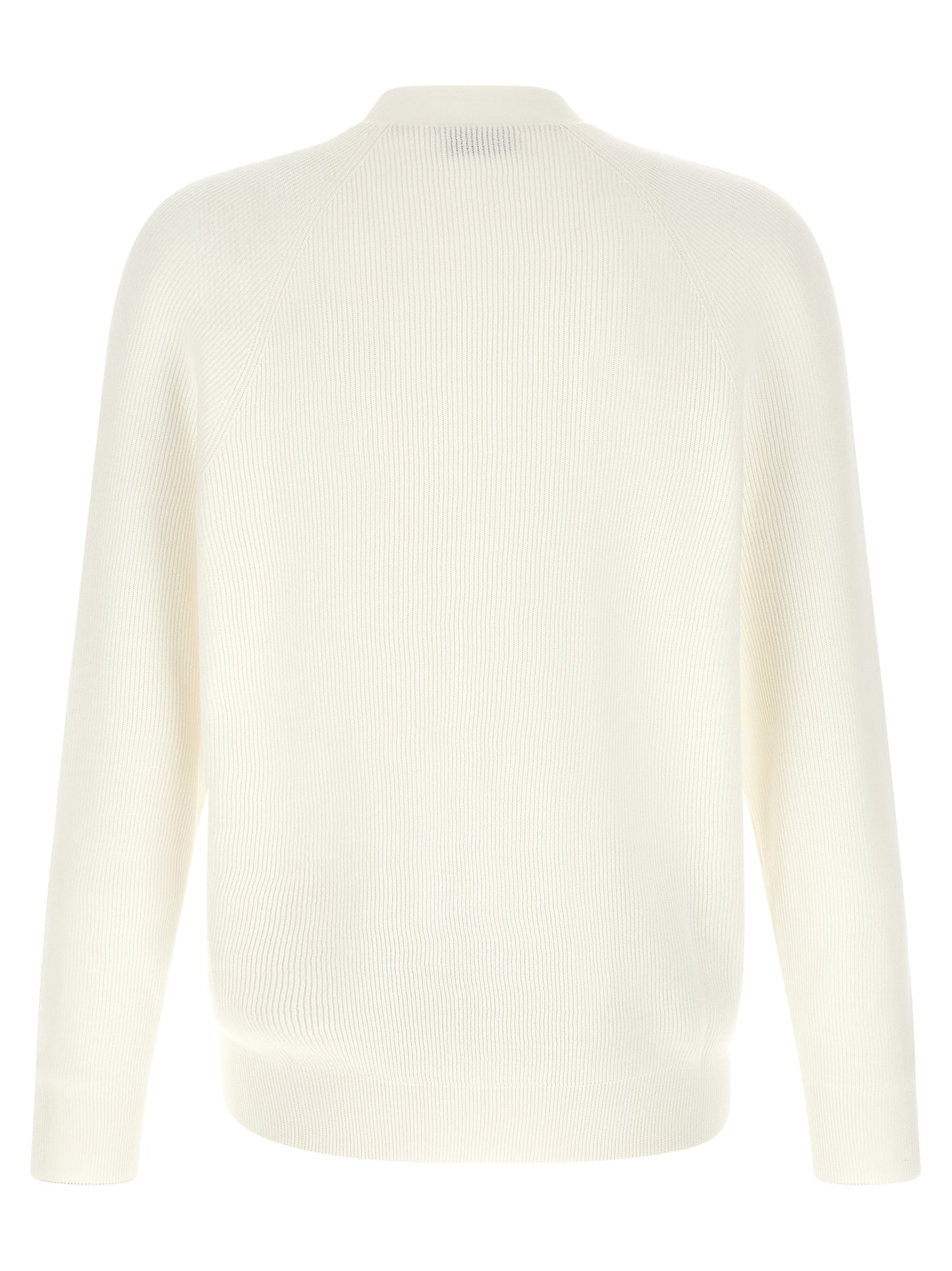 White Cotton Cardigan