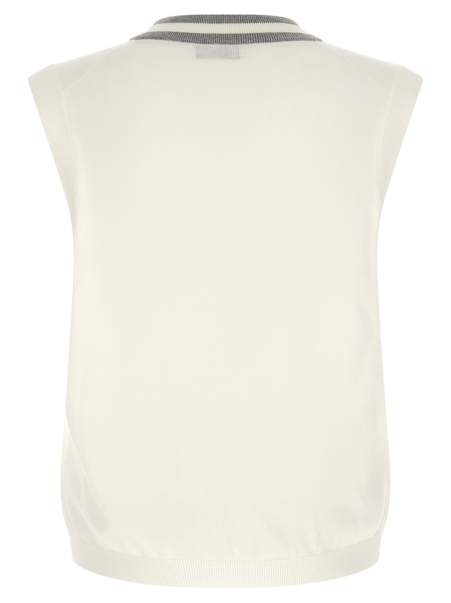 White Cotton Sweatshirt