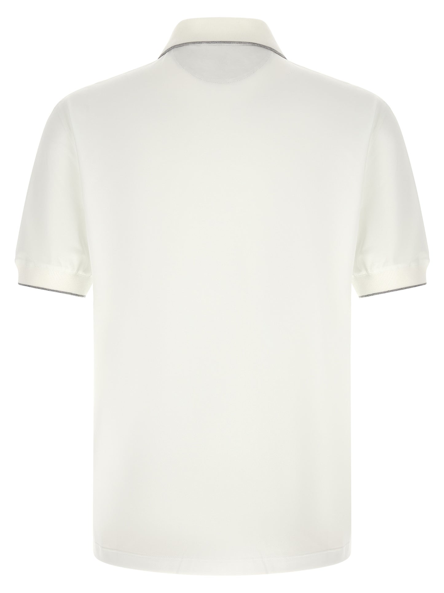 White Polyamide Polo Shirt