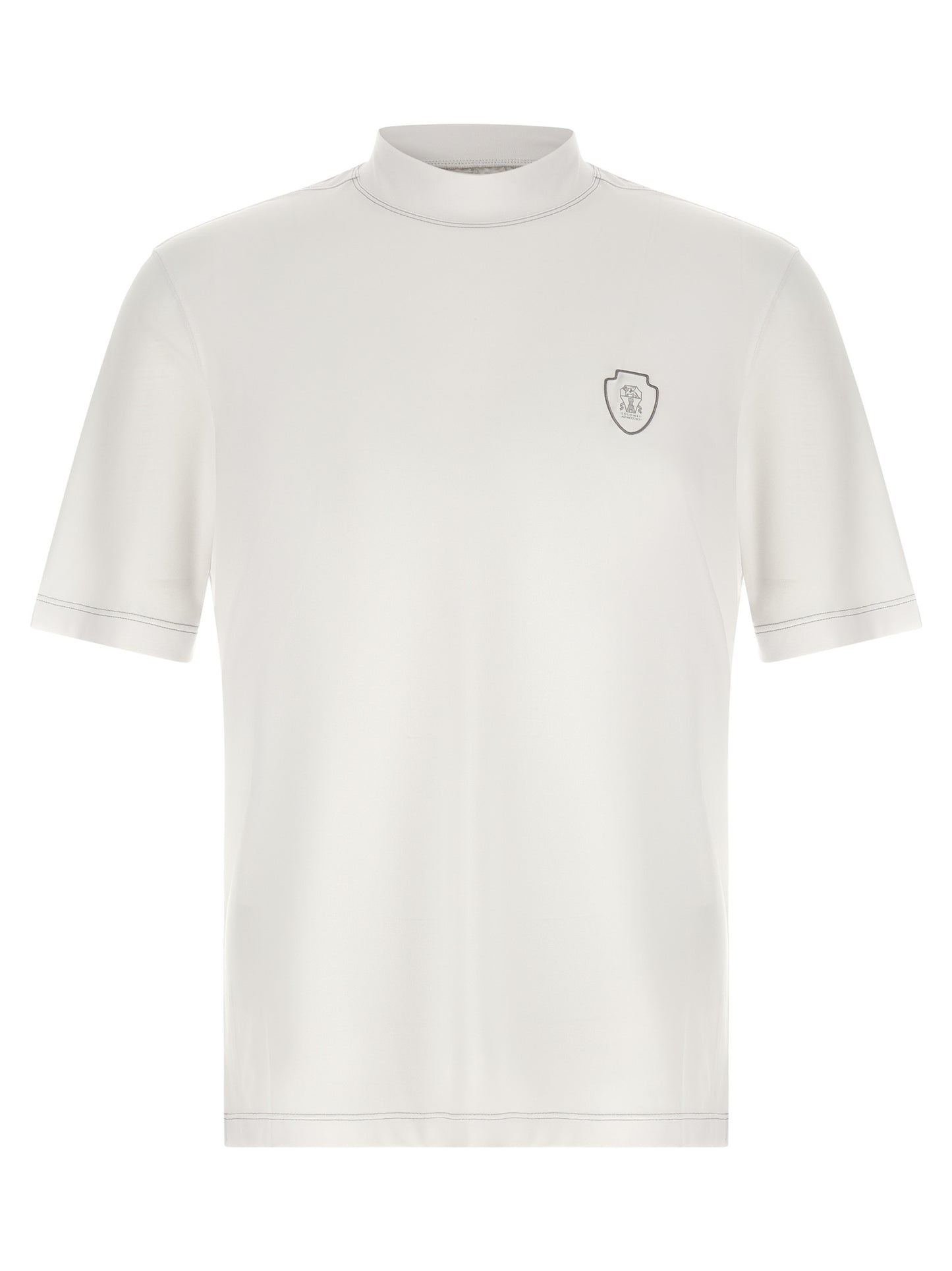 White Polyamide T-Shirt
