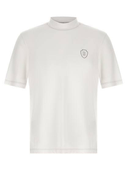 White Polyamide T-Shirt