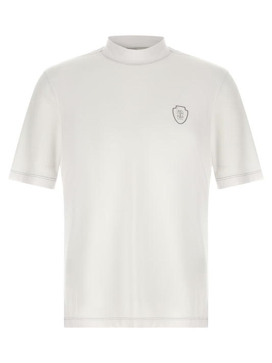White Polyamide T-Shirt