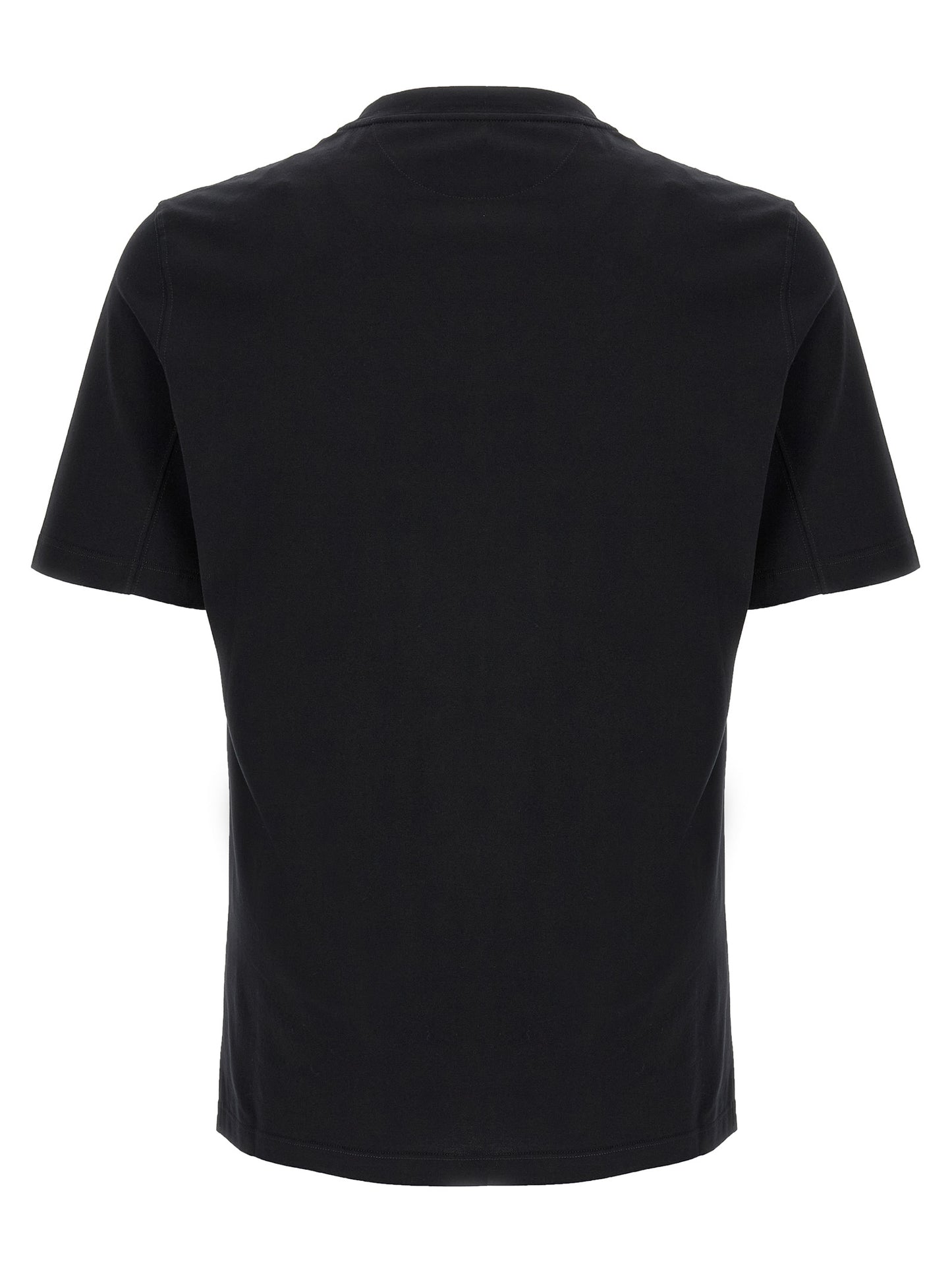 Black Cotton T-Shirt