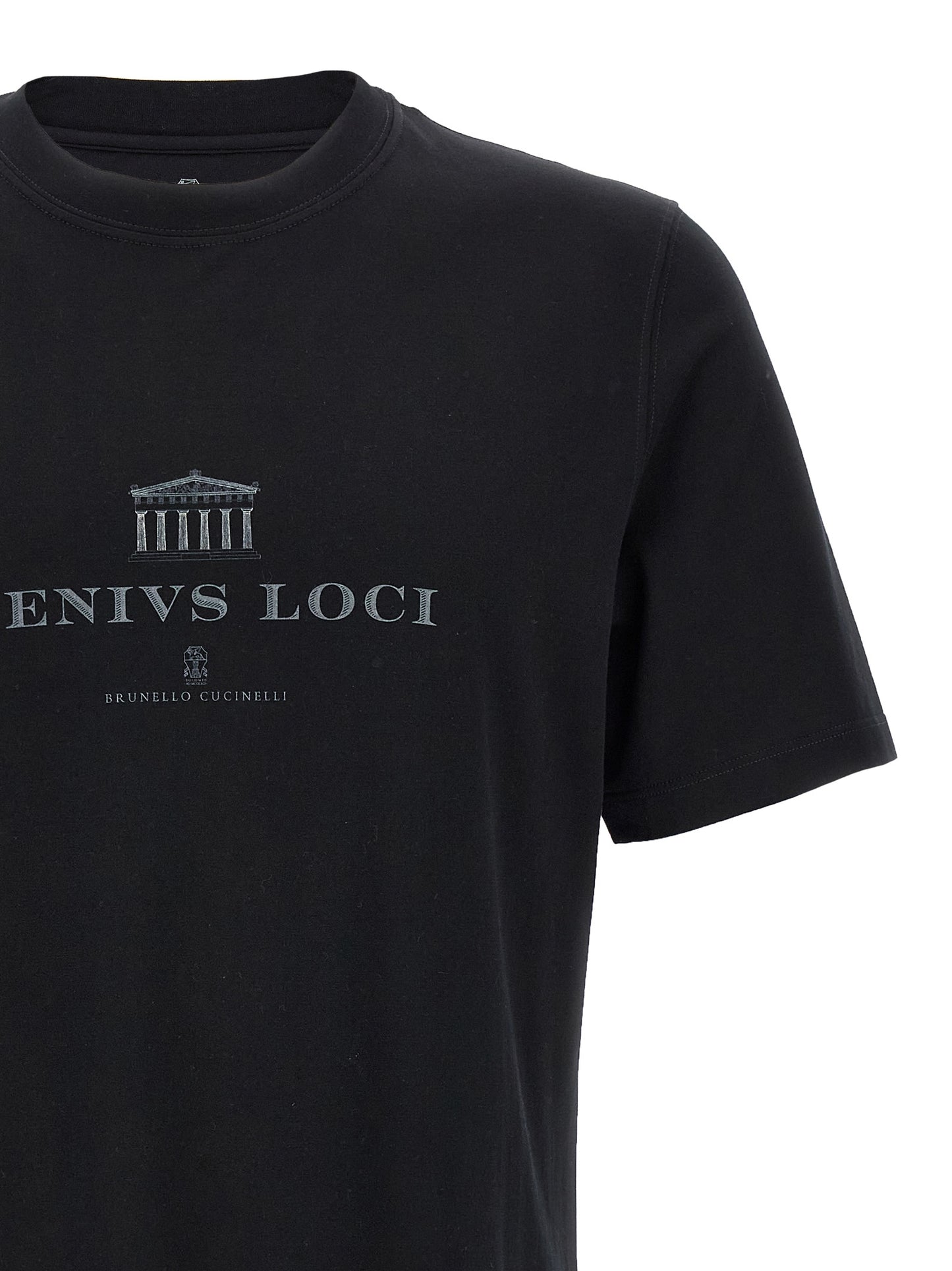 Black Cotton T-Shirt