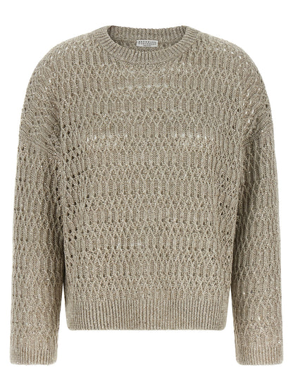 Beige Linen Cardigan