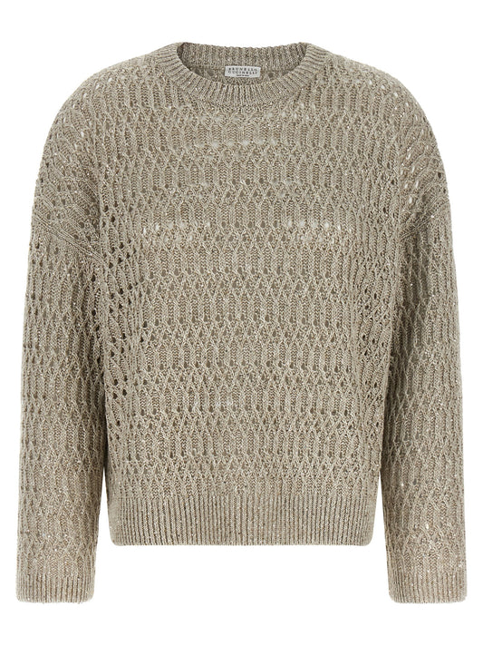 Beige Linen Cardigan