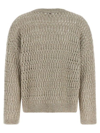 Beige Linen Cardigan