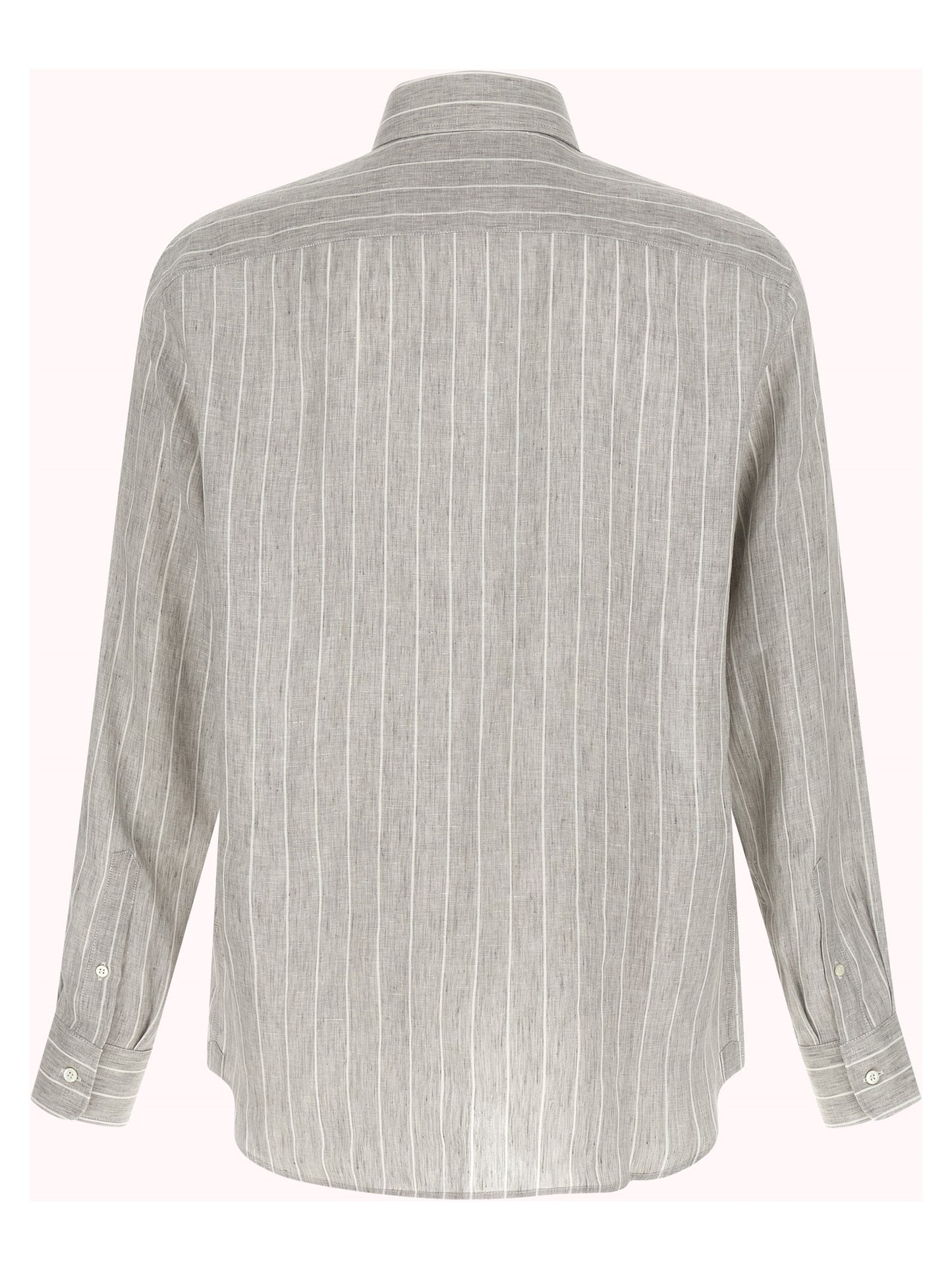 Gray Linen Blouse
