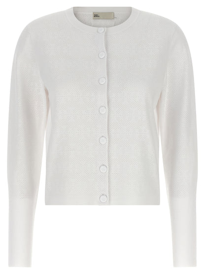 White Viscose Cardigan