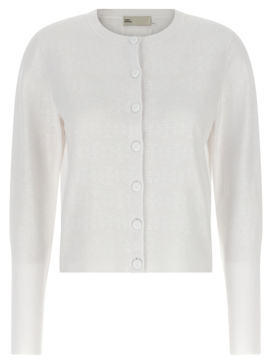 White Viscose Cardigan