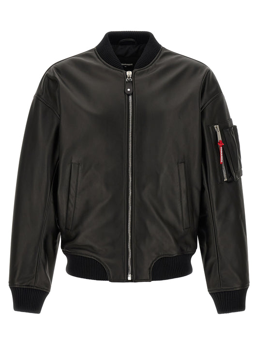 Black Leather Leather Jacket