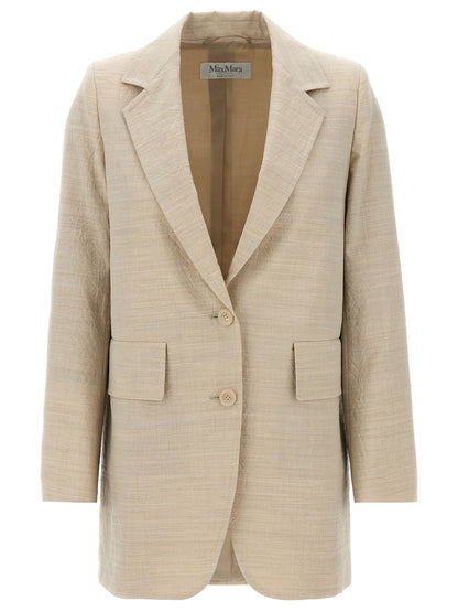 Beige Virgin Wool Blazer