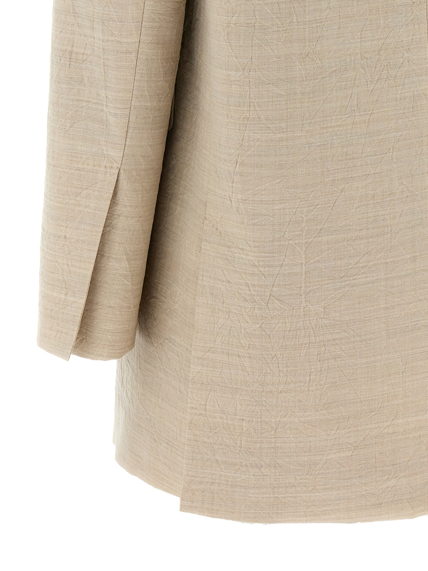 Beige Virgin Wool Blazer