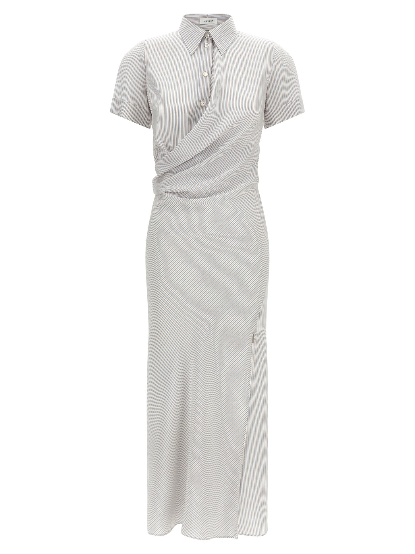 Multicolor Silk Long Dress
