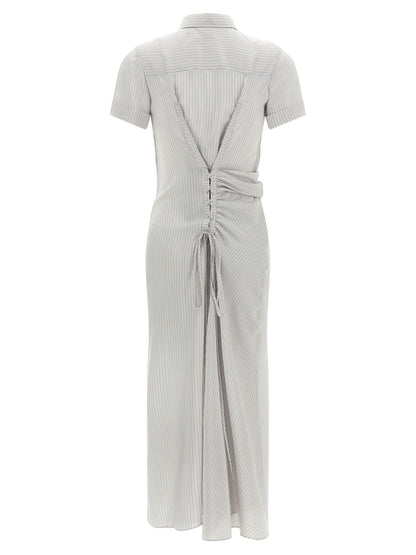 Multicolor Silk Long Dress