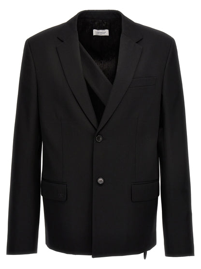 Black Wool Blazer