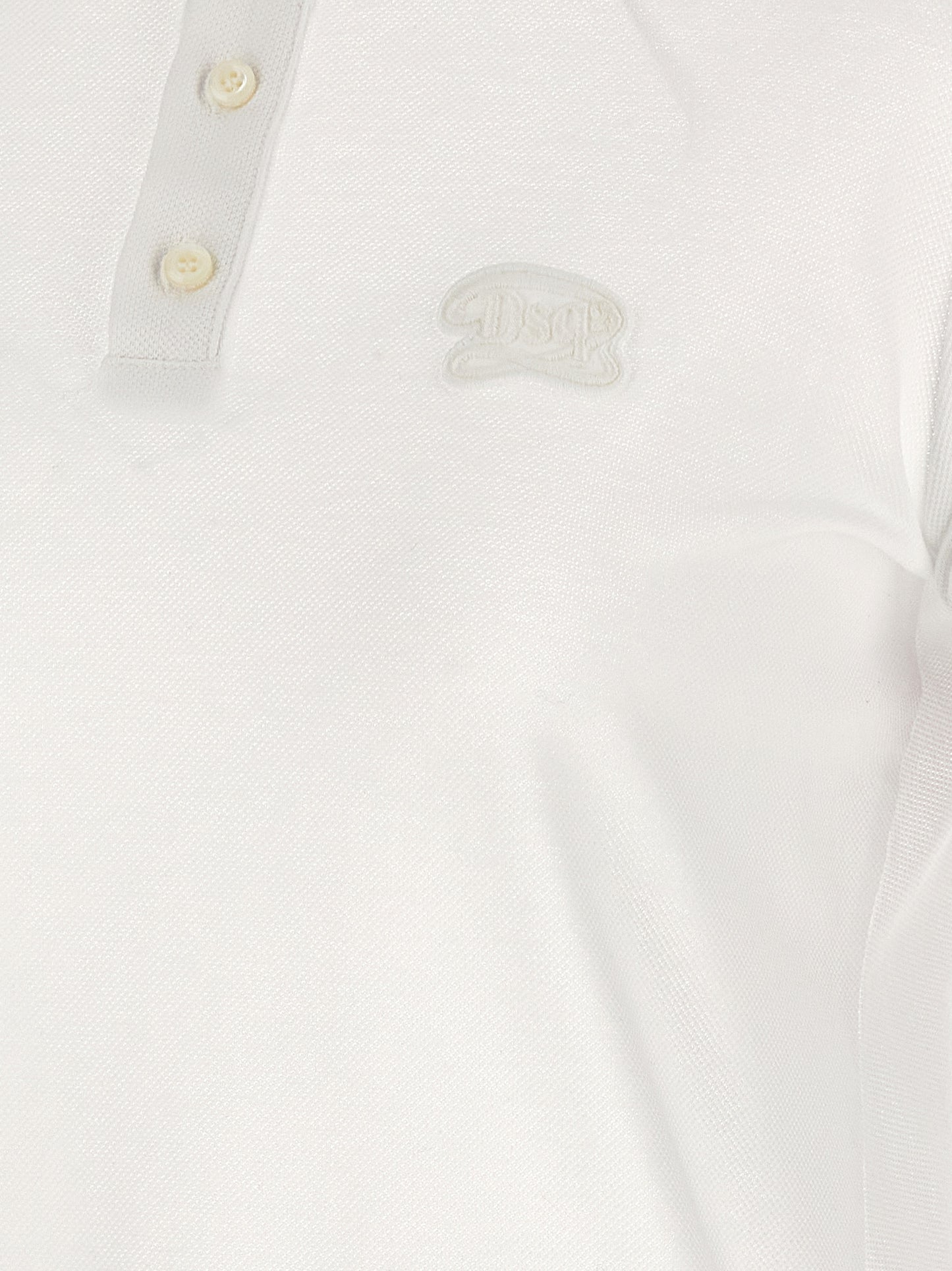 White Cotton Short Dress