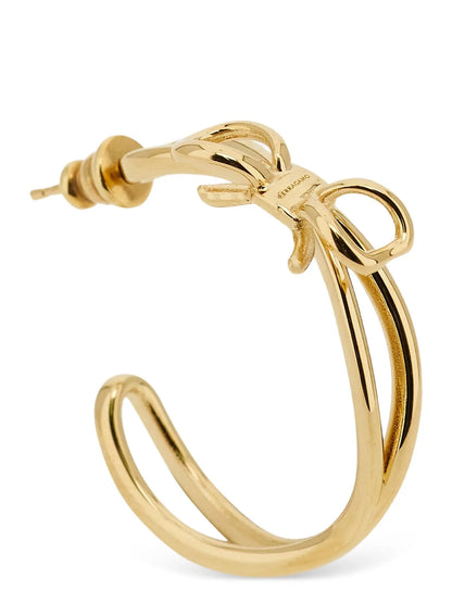 Gold Brass Earrings