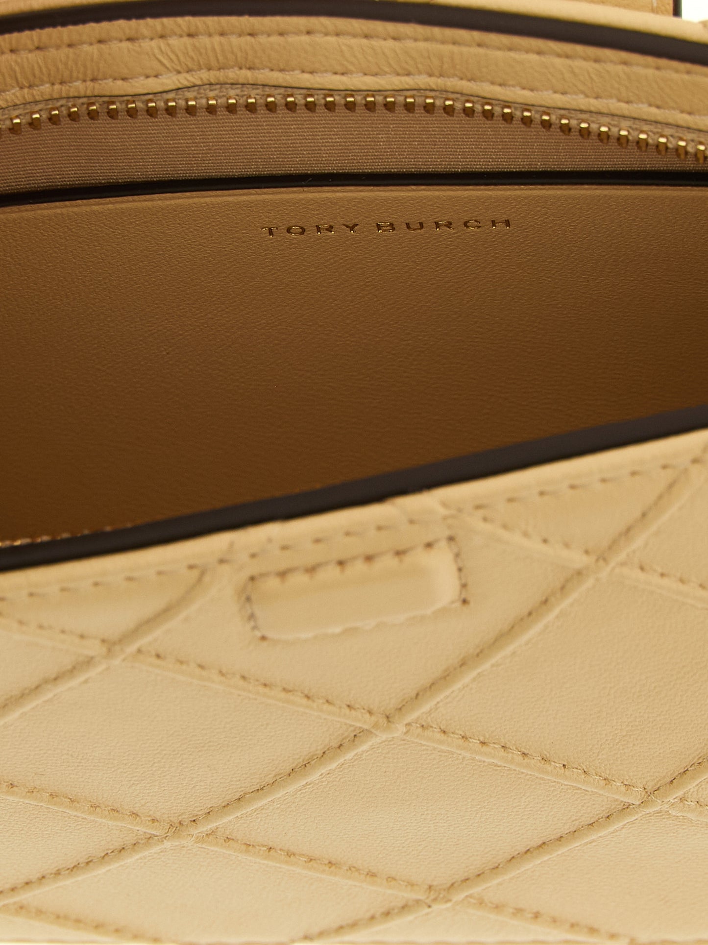Beige Lamb Leather Cardholder