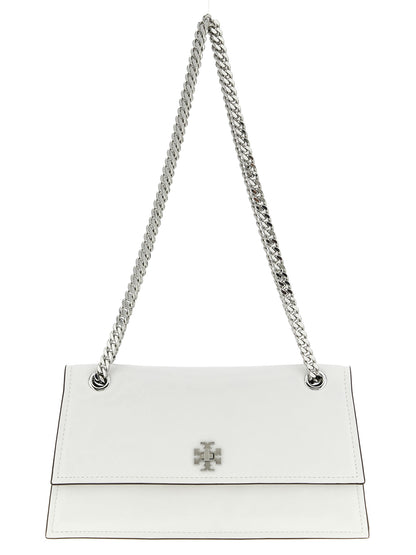 White Lamb Leather Shoulder Bag