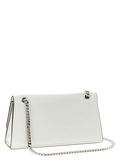 White Lamb Leather Shoulder Bag