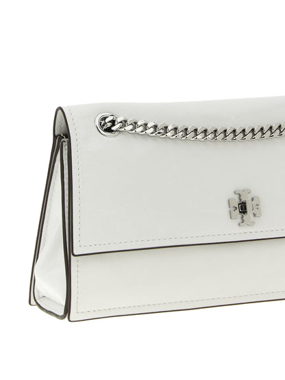 White Lamb Leather Shoulder Bag