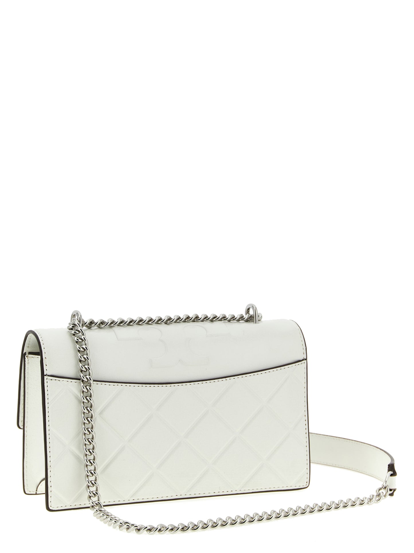 White Goatskin Crossbody Bag
