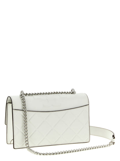 White Goatskin Crossbody Bag