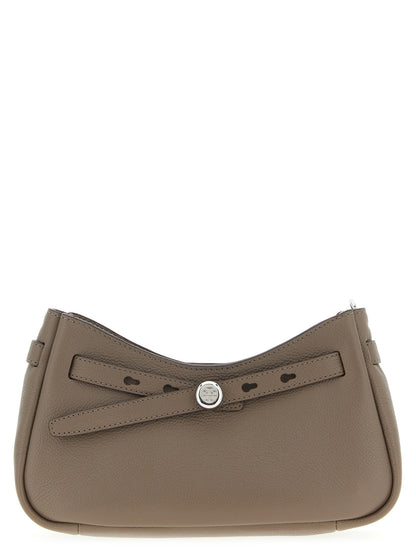 Brown Cowhide Shoulder Bag