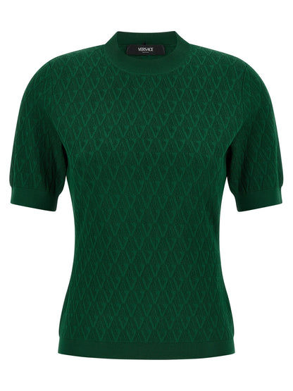 Bicolor Viscose T-Shirt