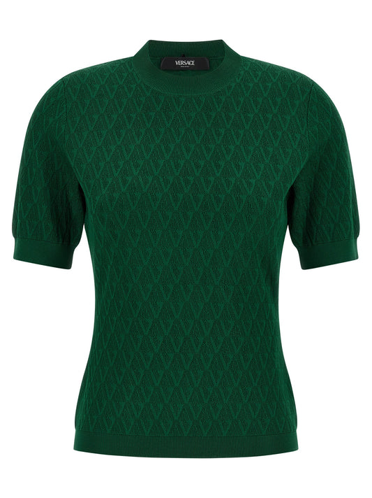 Bicolor Viscose T-Shirt