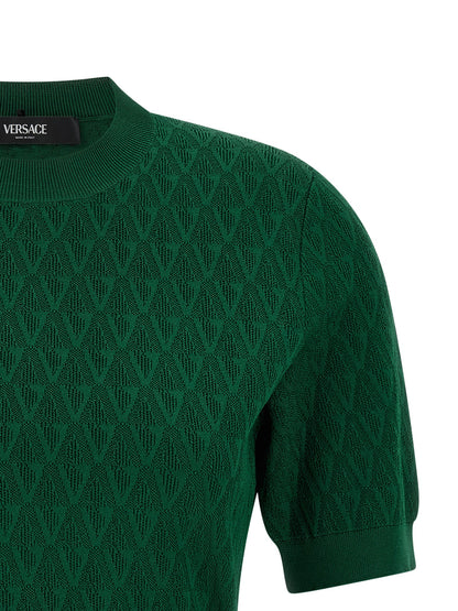 Bicolor Viscose T-Shirt