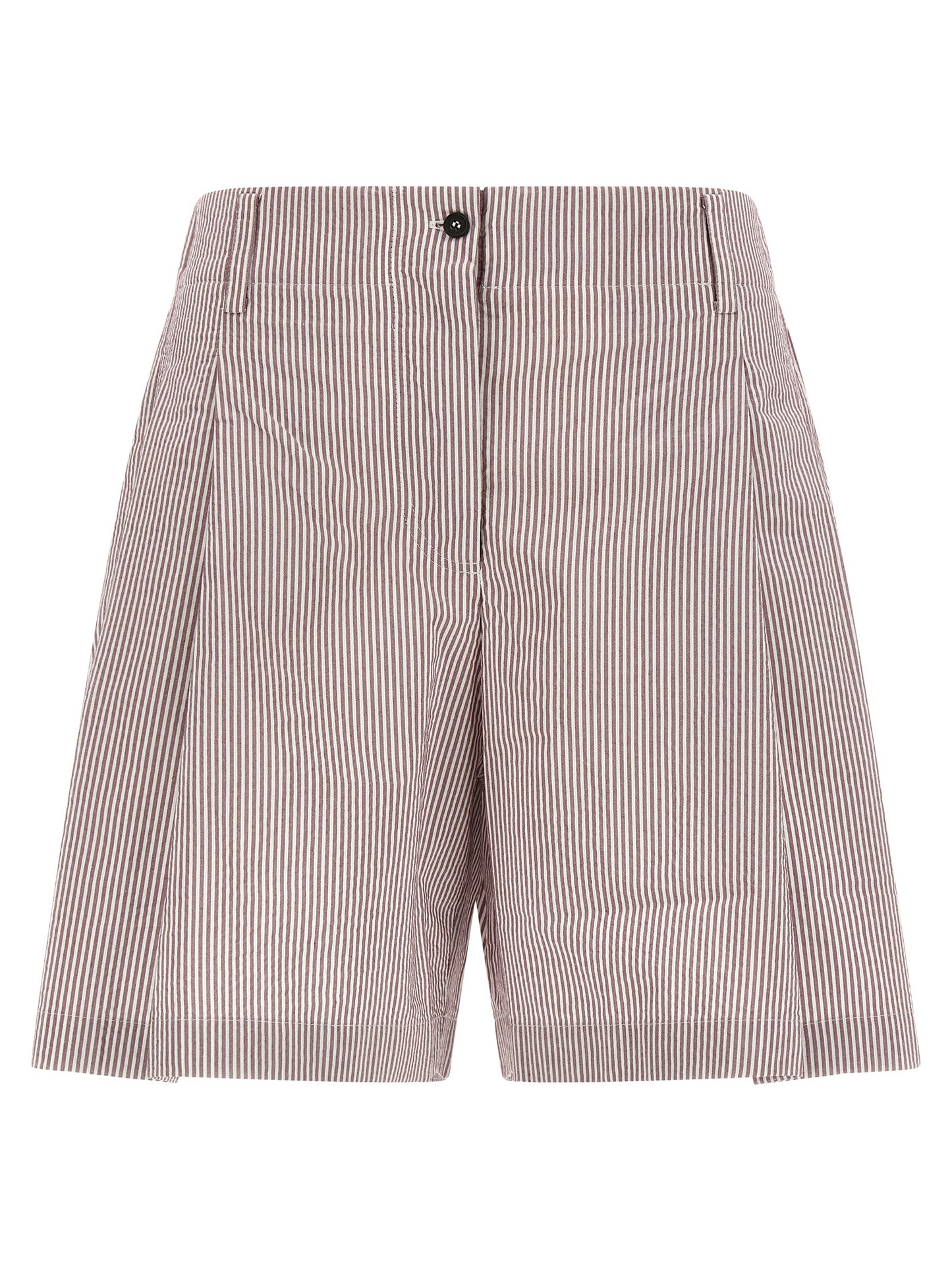 Multicolor Cotton Bermuda Shorts