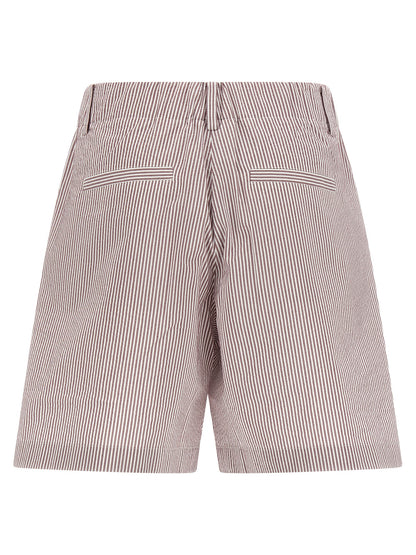 Multicolor Cotton Bermuda Shorts