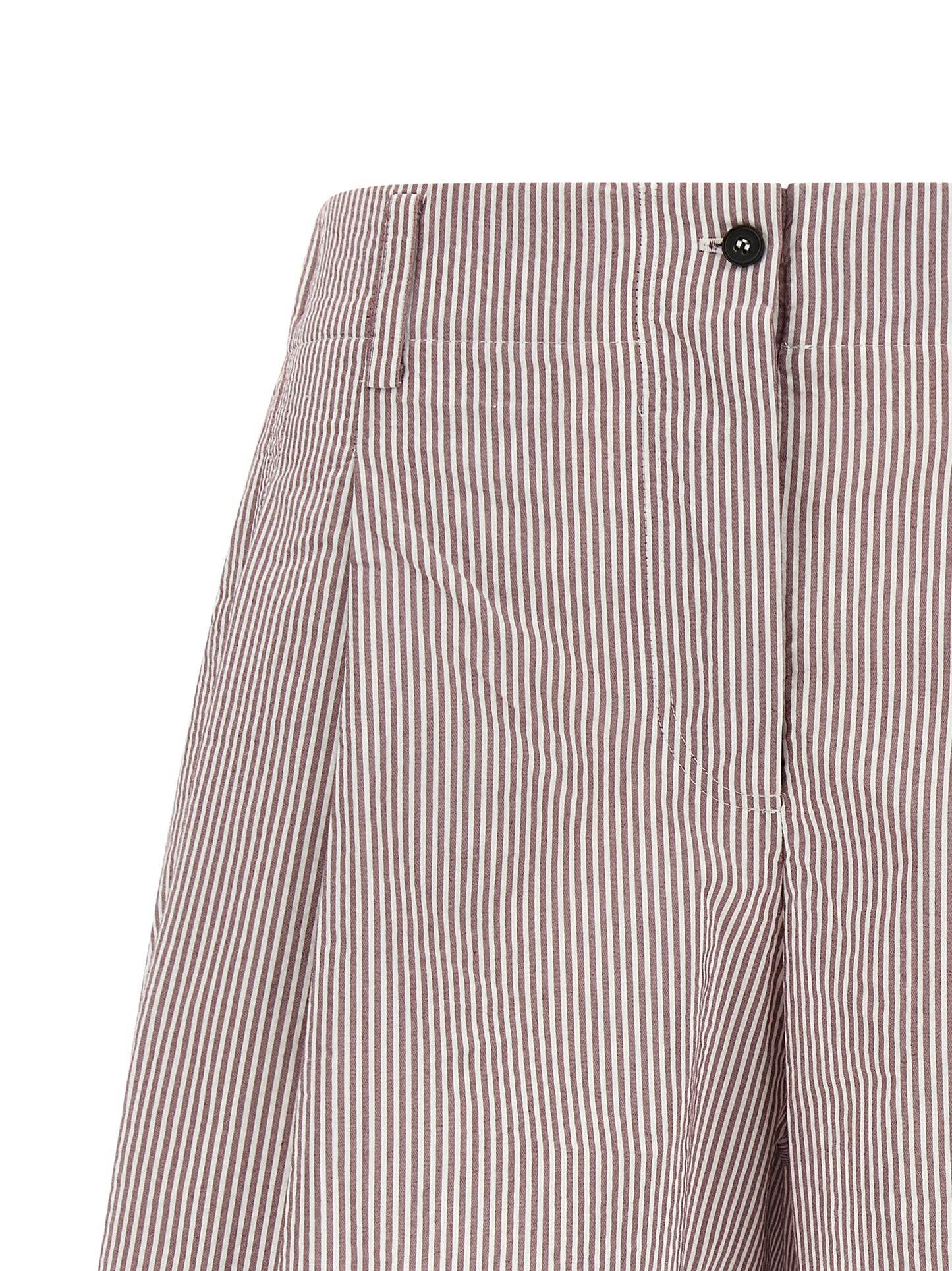 Multicolor Cotton Bermuda Shorts