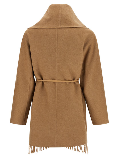 Beige Camel Hair  Coat