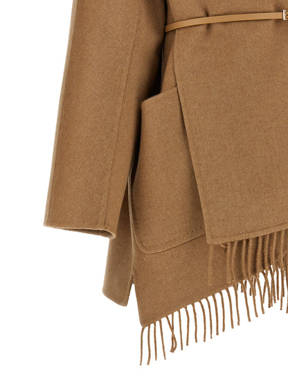 Beige Camel Hair  Coat