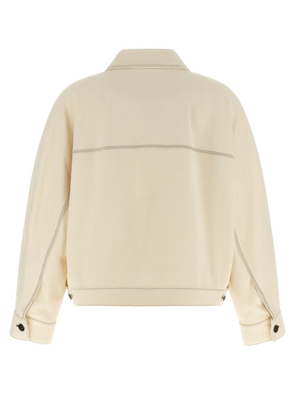 Beige Cotton Jacket
