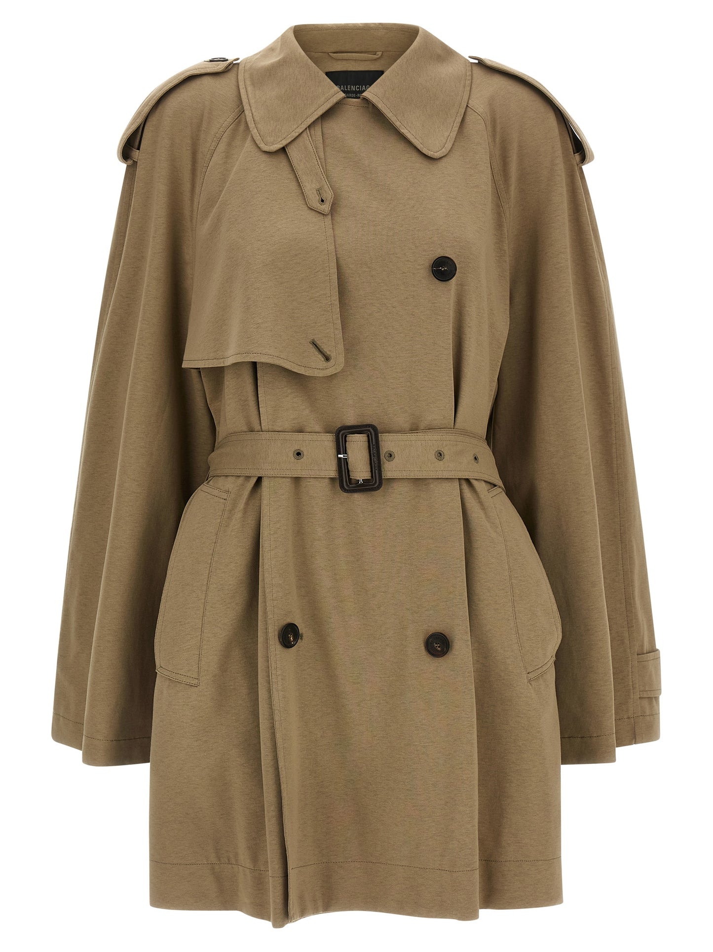 Beige Cotton Coat