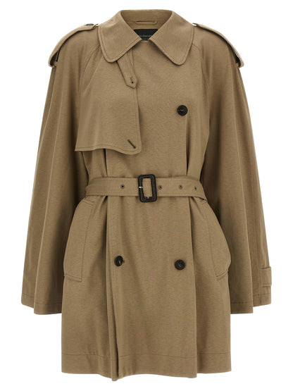 Beige Cotton Coat