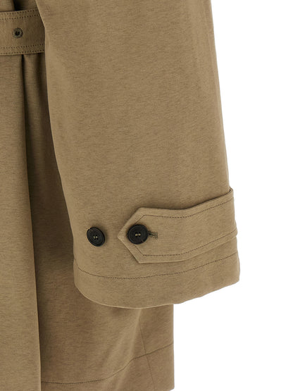 Beige Cotton Coat